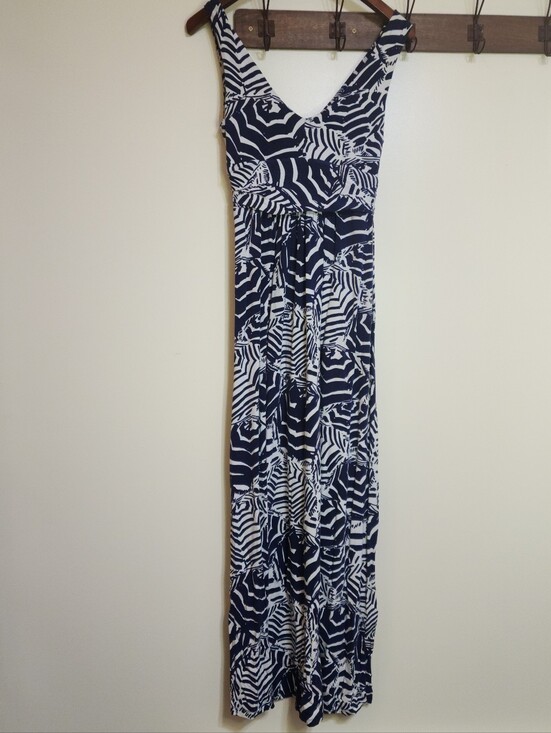 Lilly Pulitzer Dresses & Skirts - LILLY PULITZER Sloan Oh Cabana Boy Navy White Umbrella Print Maxi Dress Medium
